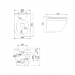 Унитаз подвесной безободковый, Cloud, IDDIS, CLORDSEi25 - Абель66 - Магазин сантехники в Екатеринбурге 