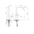 Смеситель для кухни, Bridge, IDDIS, BRDSB00i05 - Абель66 - Магазин сантехники в Екатеринбурге 