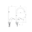 Смеситель для кухни, Kitchen Line, IDDIS, K11SB0Ji05 - Абель66 - Магазин сантехники в Екатеринбурге 